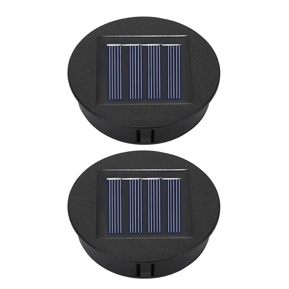 Solar Panel Lantern Tops: Outdoor Pathway Lighting