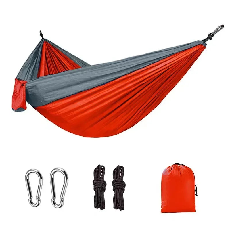 Outdoor Hammock: Portable 2-Person Parachute Cloth