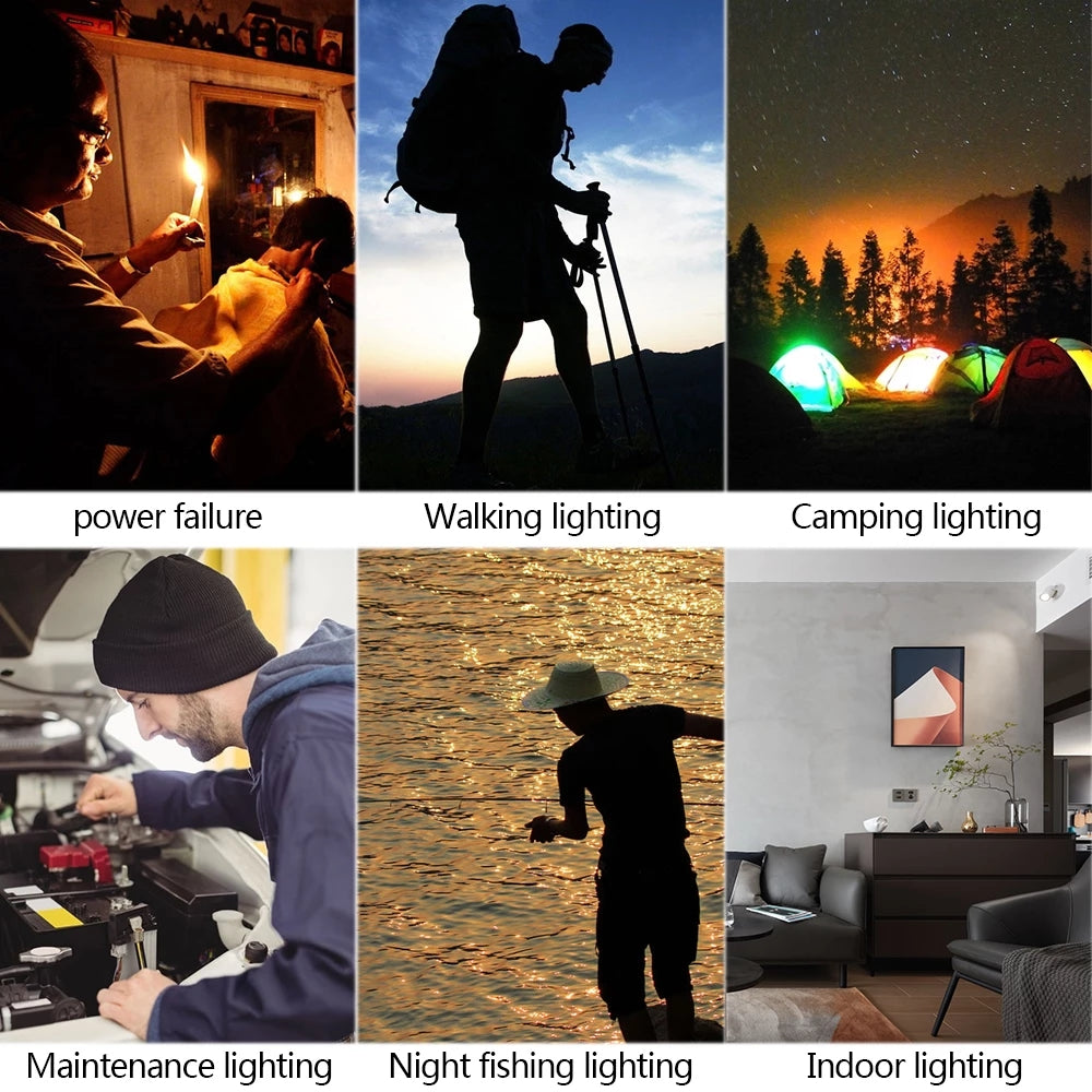 LED Camping Light: Telescopic, Foldable, Portable Light
