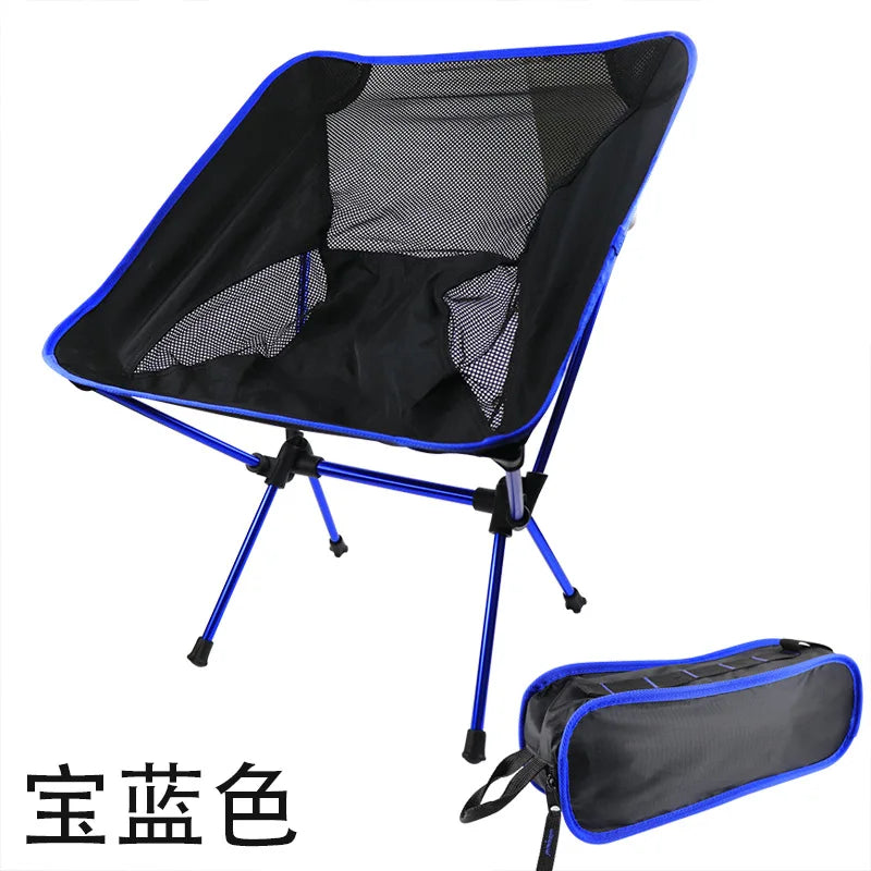 Camping Chair - Alloy Folding: Portable Beach, Camping & BBQ Essential