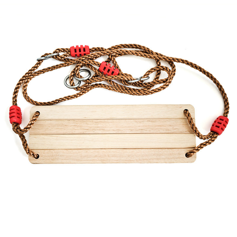 Outdoor Wooden Swing Set - Antiseptic 4-Board Design