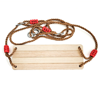 Outdoor Wooden Swing Set - Antiseptic 4-Board Design