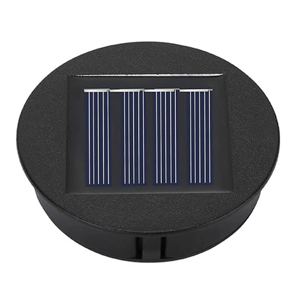 Solar Panel Lantern Tops: Outdoor Pathway Lighting