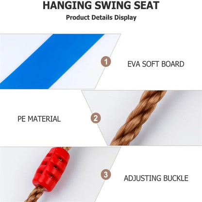 Swingset: Children's Gymnastic Ring Swing - Outdoor Fun