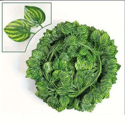 Fake Plants: Artificial Ivy Vine Garland - Lush Green Decor