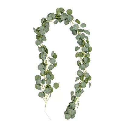 1/3pcs 200CM Wall Hanging Artificial Plant Green Eucalyptu Leaf Lvy Vine Home Wedding Outdoor Garden Party Decor Diy Photography Prop Hanging