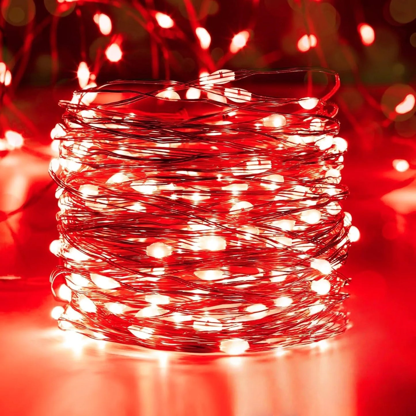 Battery LED String Lights: Copper Wire for Holiday Decor