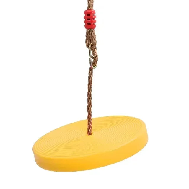 Safe Children's Disc Swing Outdoor Tree Hanging Disc Rope Swing Set Backyard Garden Swing Kid's Sensory Integration Training
