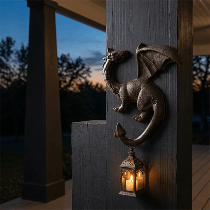 Iron Dragon Tail Key Hook: Creative Wall Mount Hook