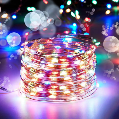 Battery LED String Lights: Copper Wire for Holiday Decor