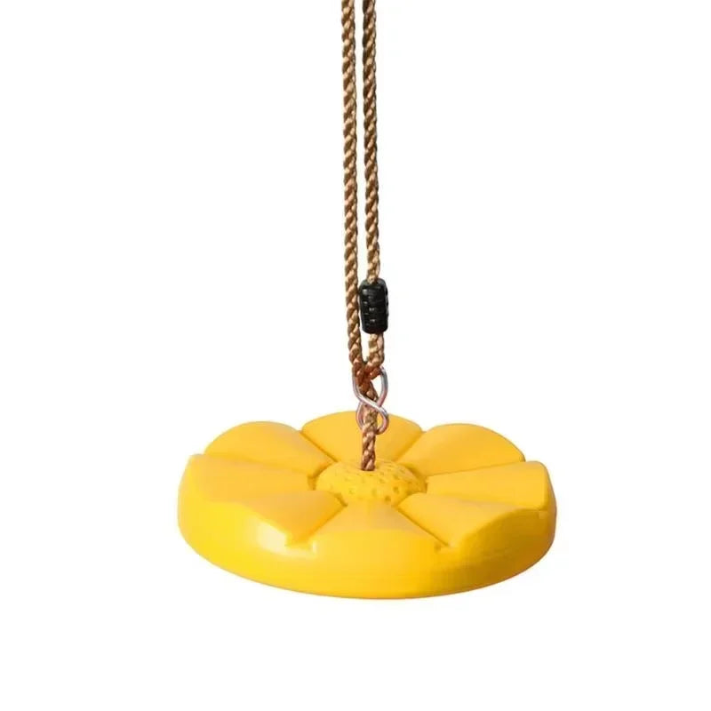 Safe Children's Disc Swing Outdoor Tree Hanging Disc Rope Swing Set Backyard Garden Swing Kid's Sensory Integration Training
