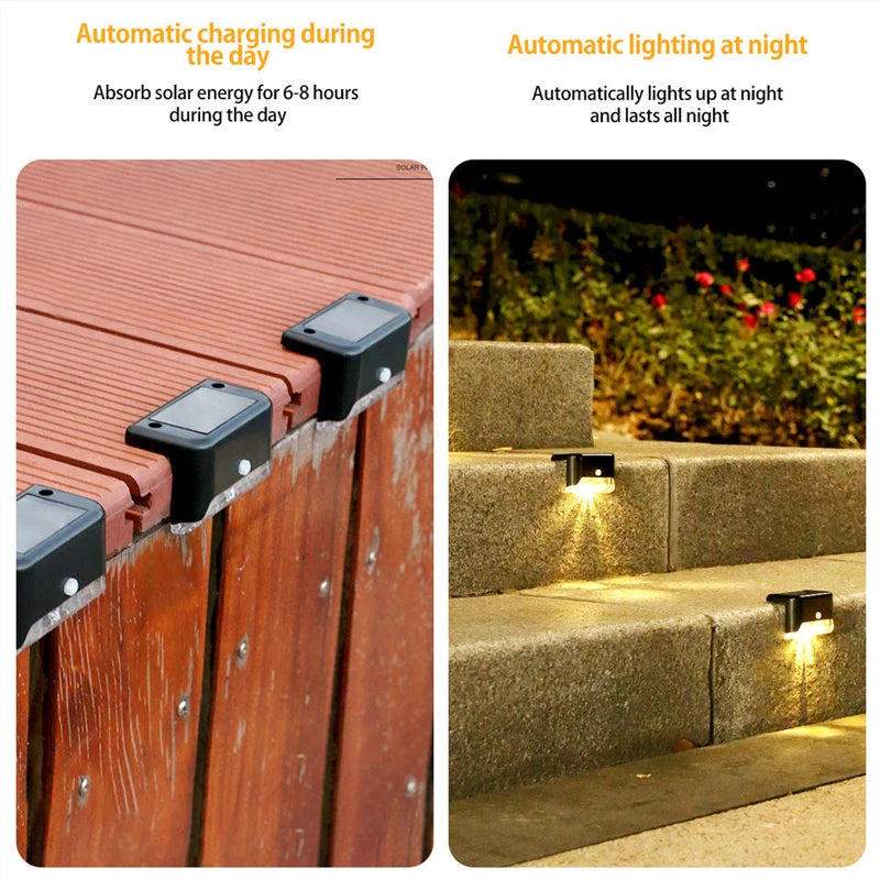 Outdoor Solar Lights: Waterproof LED for Stairs & Patio