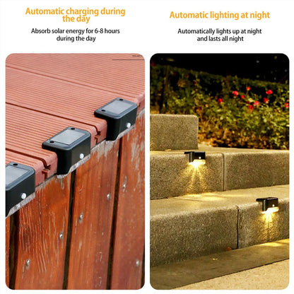Outdoor Solar Lights: Waterproof LED for Stairs & Patio