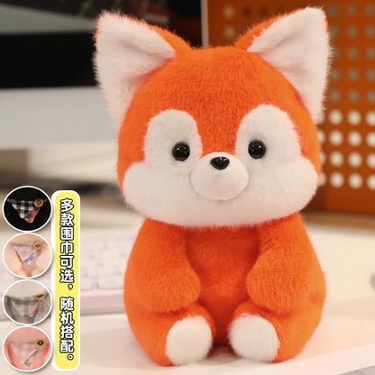 Plush Toys: Plush Animal Desktop Companions - Cute Cat, Fox, Pig & More