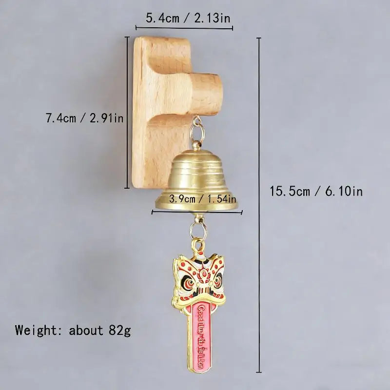 Wood Door Bell: Japanese Wind Chime & Entry Reminder