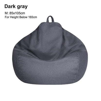 Sofa Cover: Bean Bag Chair Cover - Soft Comfy Lazy Lounger