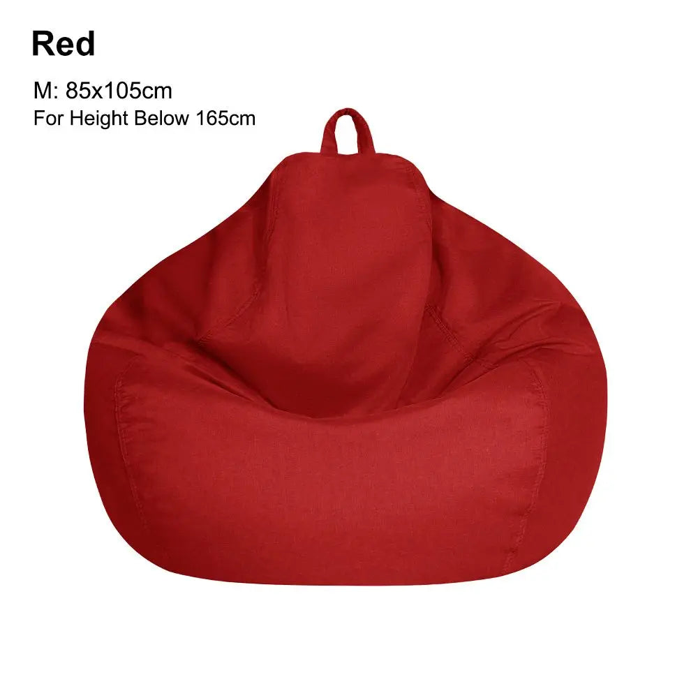 Sofa Cover: Bean Bag Chair Cover - Soft Comfy Lazy Lounger