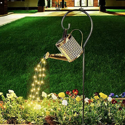 Solar Watering Can Lantern Light Yard Decorations Outdoor Garden Decor Lights Outside Garden Flower Bed Decor Light for Moms Birthday