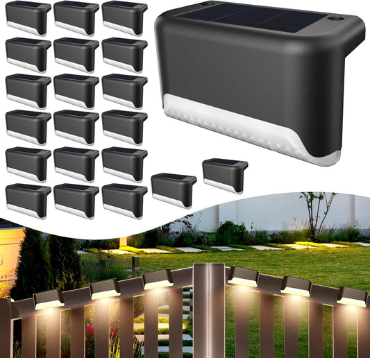Outdoor Solar Light: LED Solar Deck Lights - Waterproof Outdoor Step Lighting