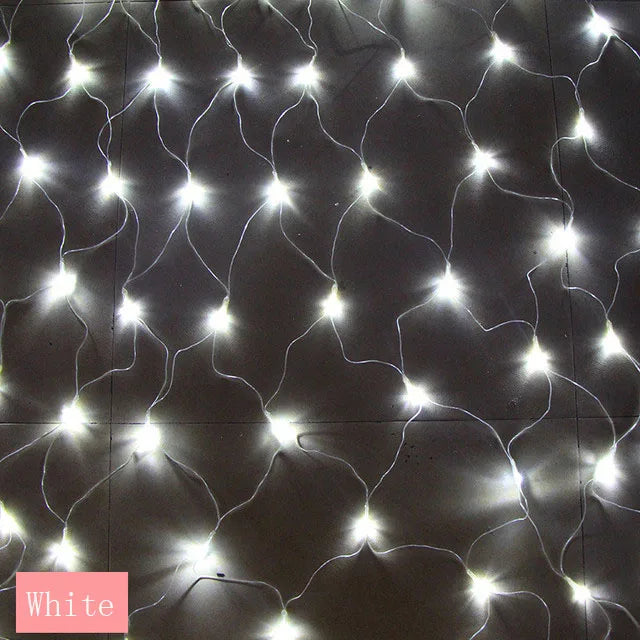 Solar or EU Plug Led Light Outdoor 3*2m Waterproof Lights Solar Panel Net Garland Garden Fairy Lawn Street Decoration Lamp