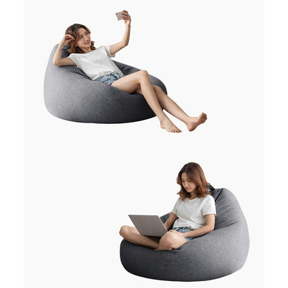 Sofa Cover: Bean Bag Chair Cover - Soft Comfy Lazy Lounger