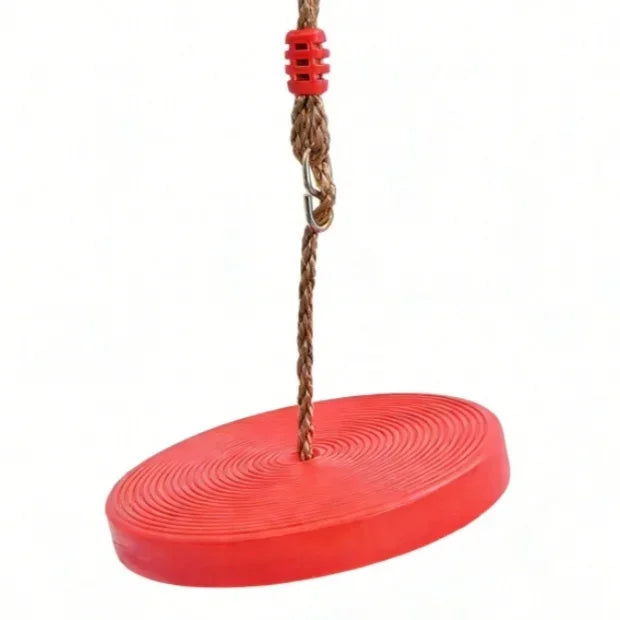 Safe Children's Disc Swing Outdoor Tree Hanging Disc Rope Swing Set Backyard Garden Swing Kid's Sensory Integration Training
