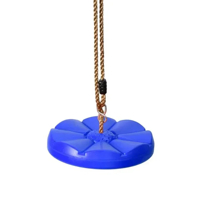 Safe Children's Disc Swing Outdoor Tree Hanging Disc Rope Swing Set Backyard Garden Swing Kid's Sensory Integration Training