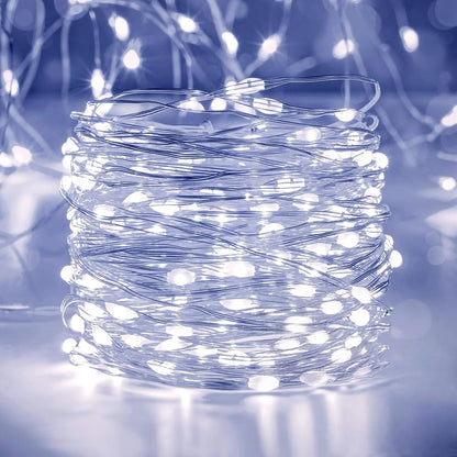 Battery LED String Lights: Copper Wire for Holiday Decor