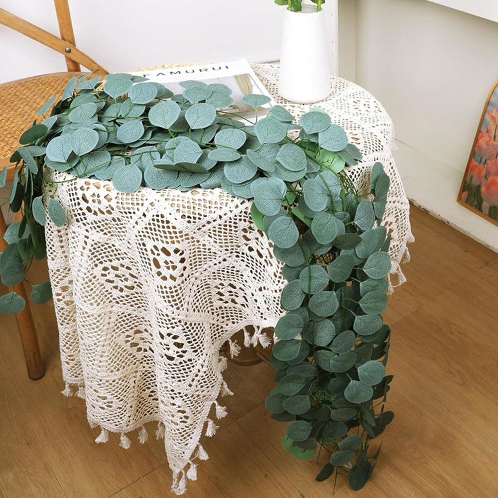 1/3pcs 200CM Wall Hanging Artificial Plant Green Eucalyptu Leaf Lvy Vine Home Wedding Outdoor Garden Party Decor Diy Photography Prop Hanging