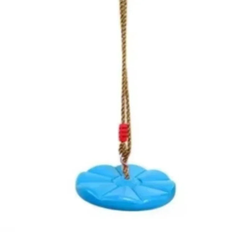 Safe Children's Disc Swing Outdoor Tree Hanging Disc Rope Swing Set Backyard Garden Swing Kid's Sensory Integration Training