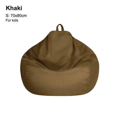 Sofa Cover: Bean Bag Chair Cover - Soft Comfy Lazy Lounger