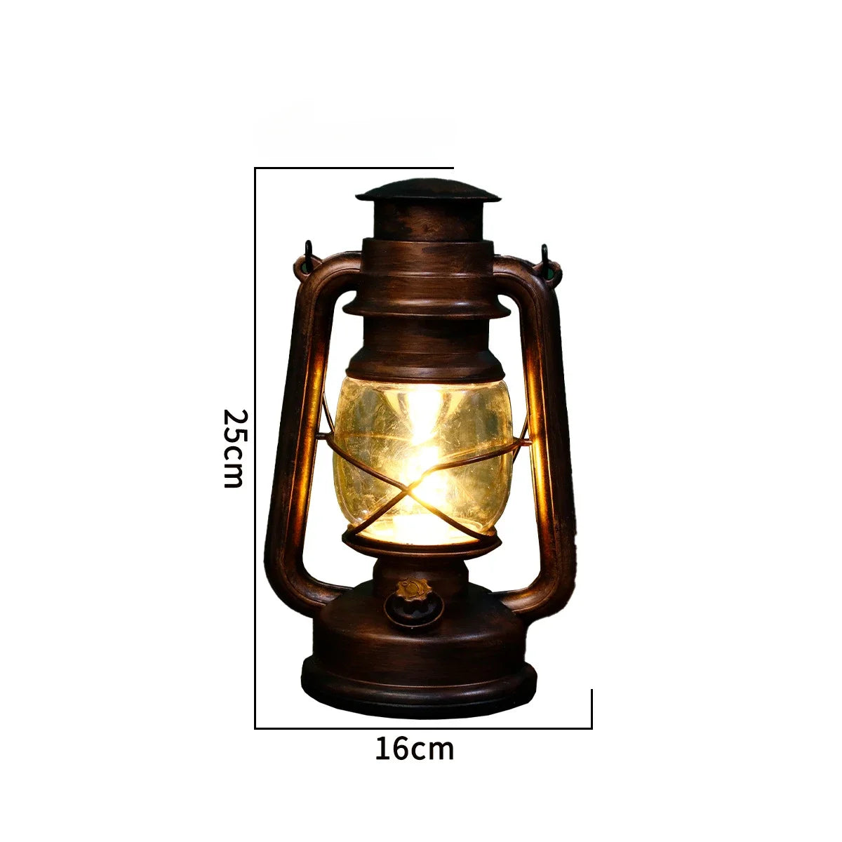 Retro LED Camping Light - Waterproof Outdoor Lantern Lamp