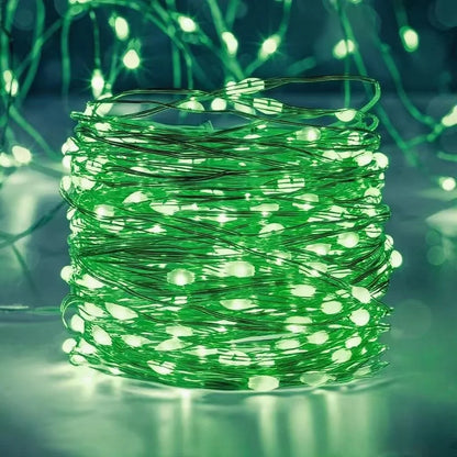 Battery LED String Lights: Copper Wire for Holiday Decor