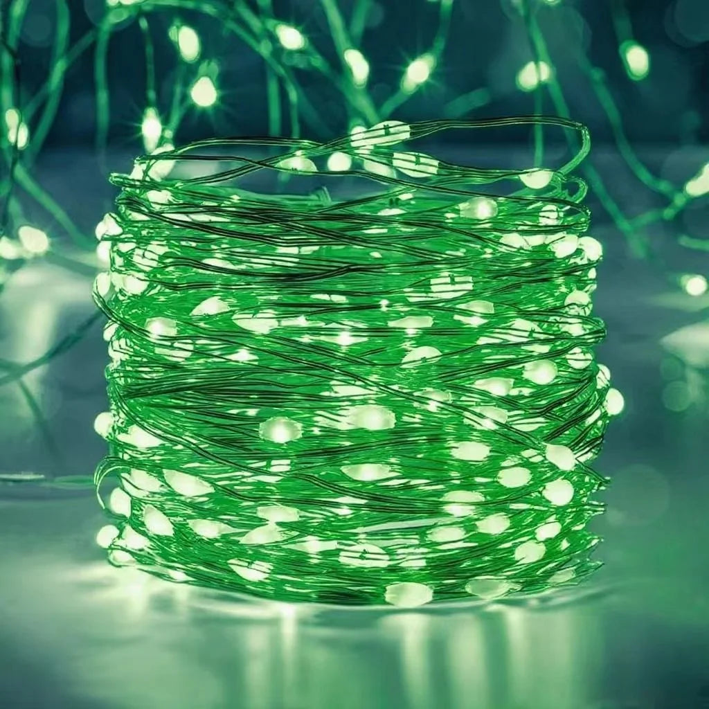 Battery LED String Lights: Copper Wire for Holiday Decor