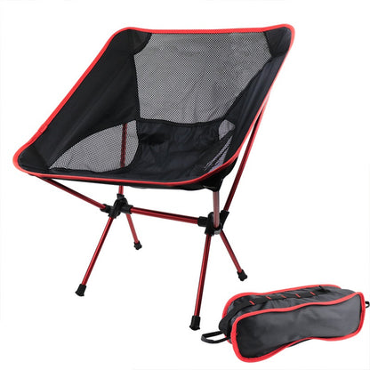 Camping Chair - Alloy Folding: Portable Beach, Camping & BBQ Essential