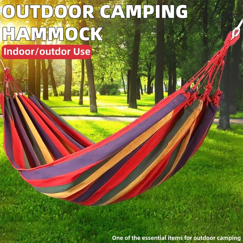 Outdoor Hammock: Double Hang Bed for Camping & Beach
