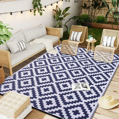 Outdoor Carpet: Reversible Outdoor RV Mat - Waterproof, Non-Slip Rug