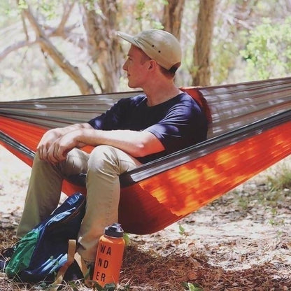 Camping Hammock: Portable Nylon Parachute Bed
