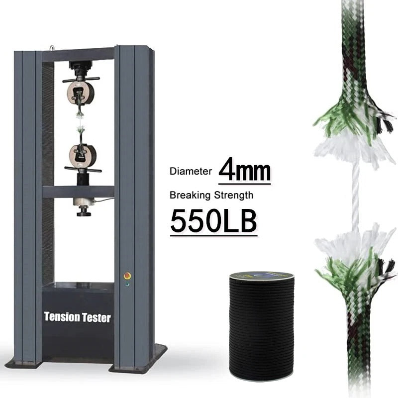 550 Paracord Rope 7-Cores: Outdoor Camping Survival Essential