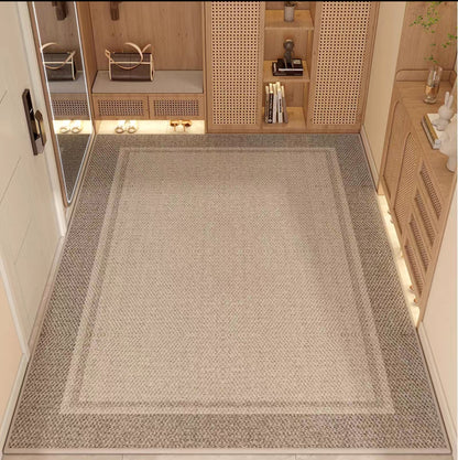 Outdoor Rug: Crystal Velvet Checkered Carpet - Soft, Slip-Resistant Decor