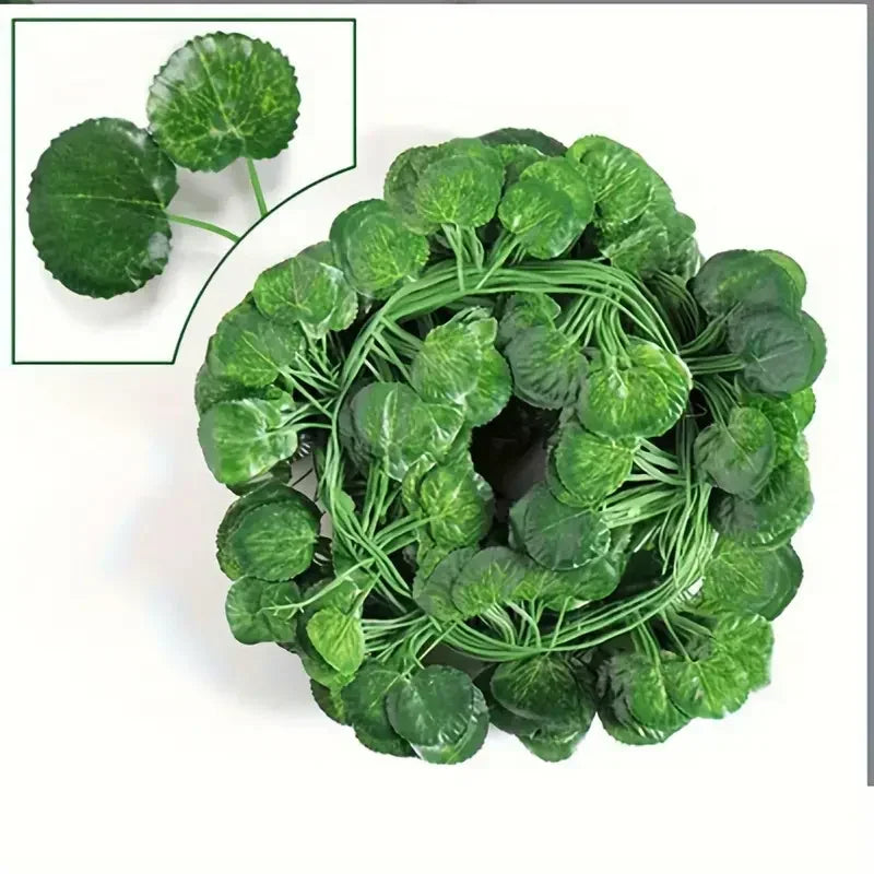 Fake Plants: Artificial Ivy Vine Garland - Lush Green Decor