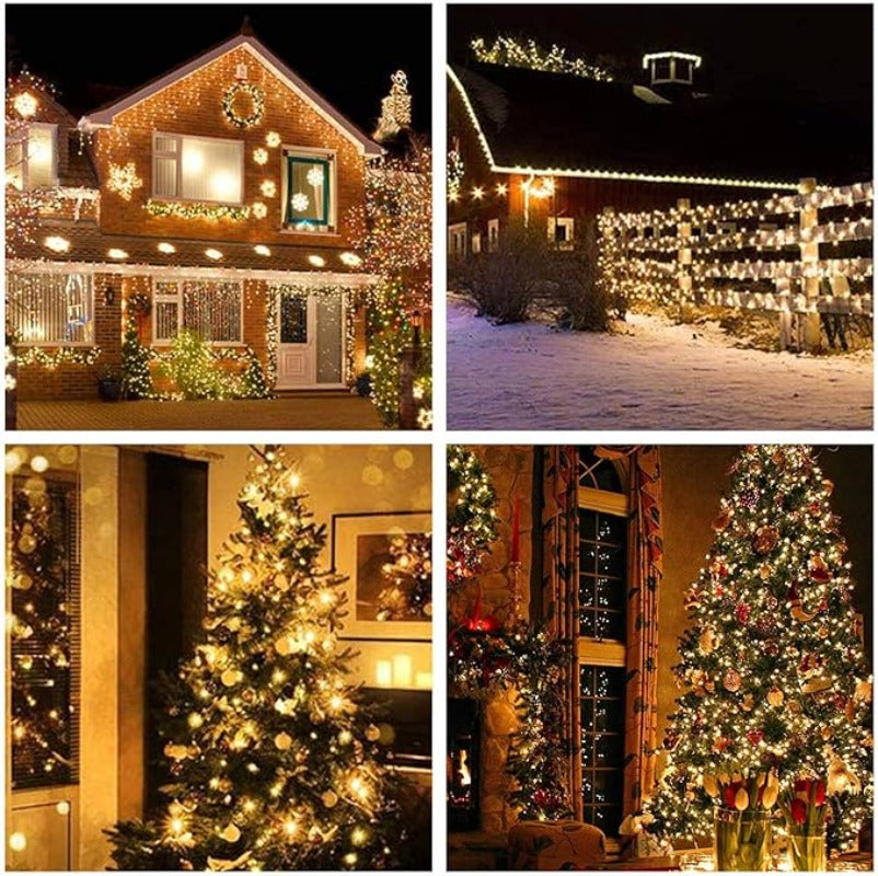 Solar String Lights 30/100 LED 8 Modes for Festivals