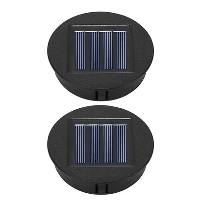 Solar Panel Lantern Tops: Outdoor Pathway Lighting
