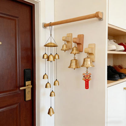 Wood Door Bell: Japanese Wind Chime & Entry Reminder