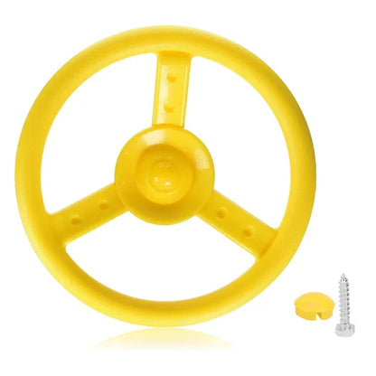 Steering Wheel Swing Set - Interactive Playground Accessory