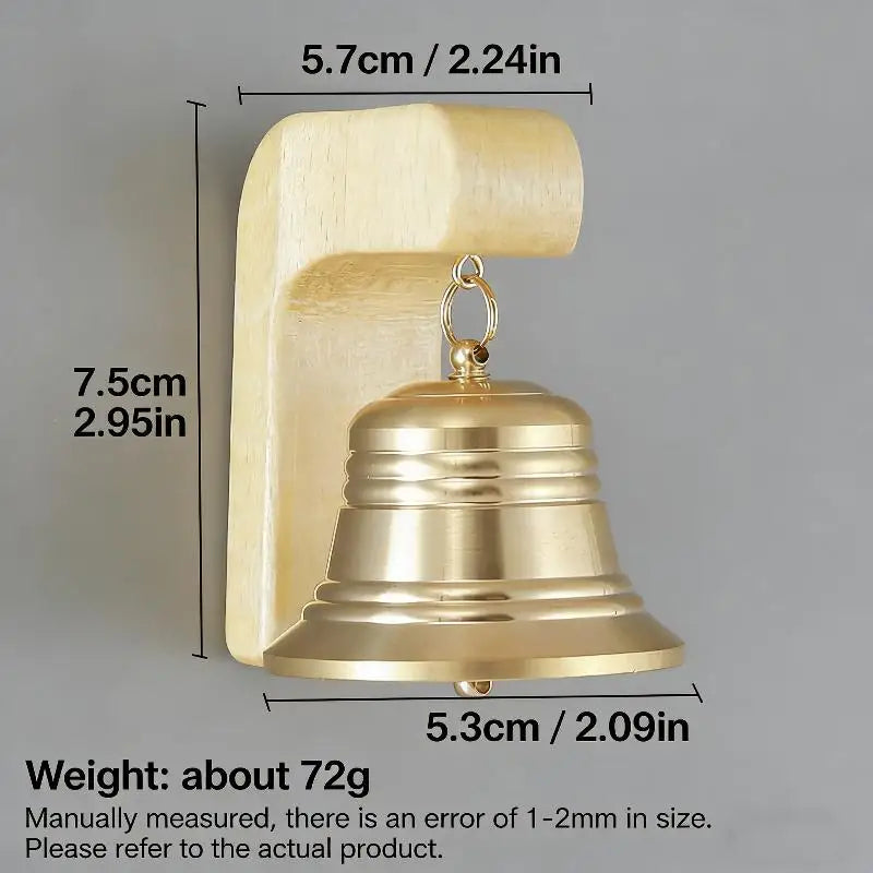 Wood Door Bell: Japanese Wind Chime & Entry Reminder