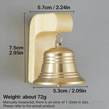 Wood Door Bell: Japanese Wind Chime & Entry Reminder