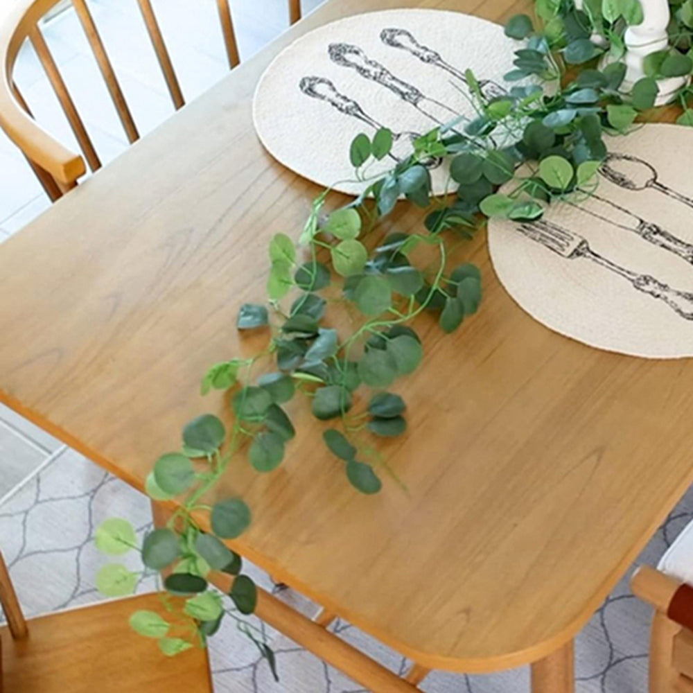 1/3pcs 200CM Wall Hanging Artificial Plant Green Eucalyptu Leaf Lvy Vine Home Wedding Outdoor Garden Party Decor Diy Photography Prop Hanging