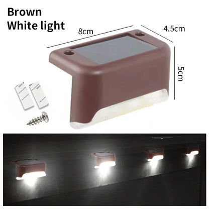 Outdoor Solar Light: LED Solar Deck Lights - Waterproof Outdoor Step Lighting