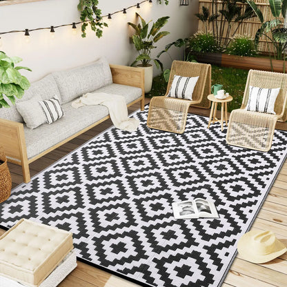 Outdoor Carpet: Reversible Outdoor RV Mat - Waterproof, Non-Slip Rug